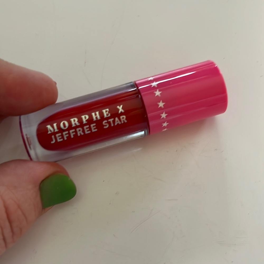 Morphee X by Jeffree Star, Redrum lip color. Trial size
